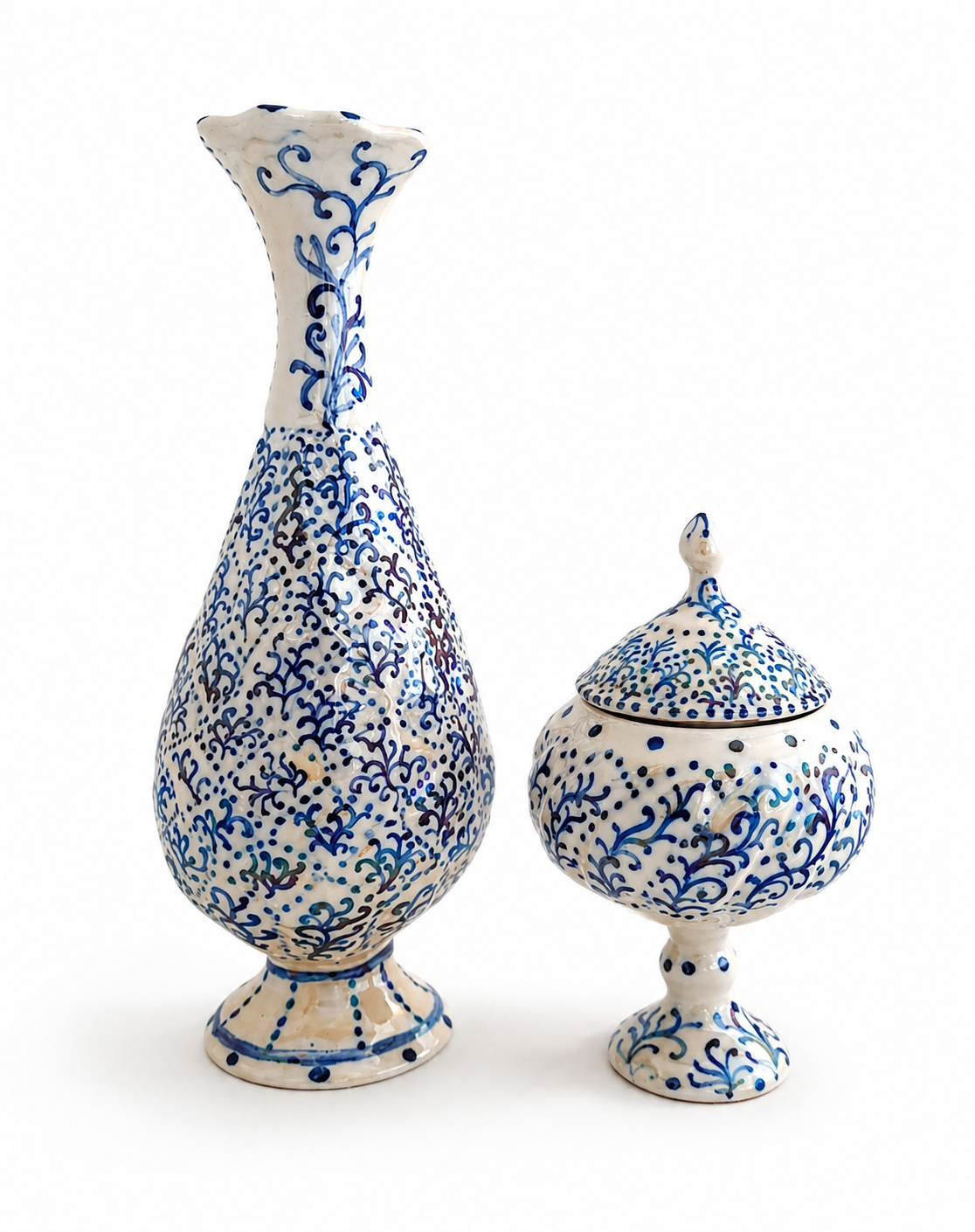 گلدان و شکلات خوری طرح مینا